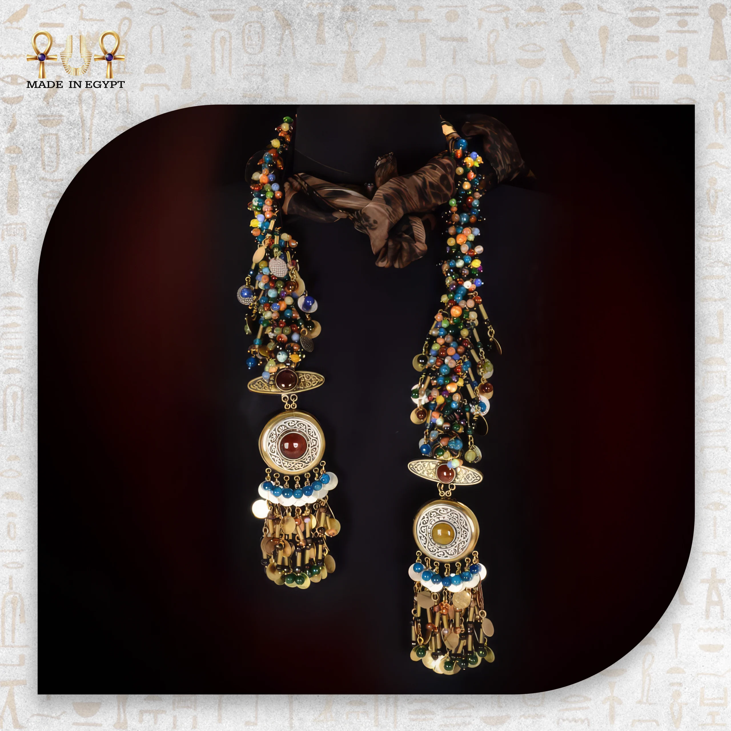 Scarf Heritage Brass Necklace@8A