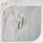 Silver Resin Earrings