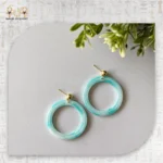 Turquoise Resin Earrings