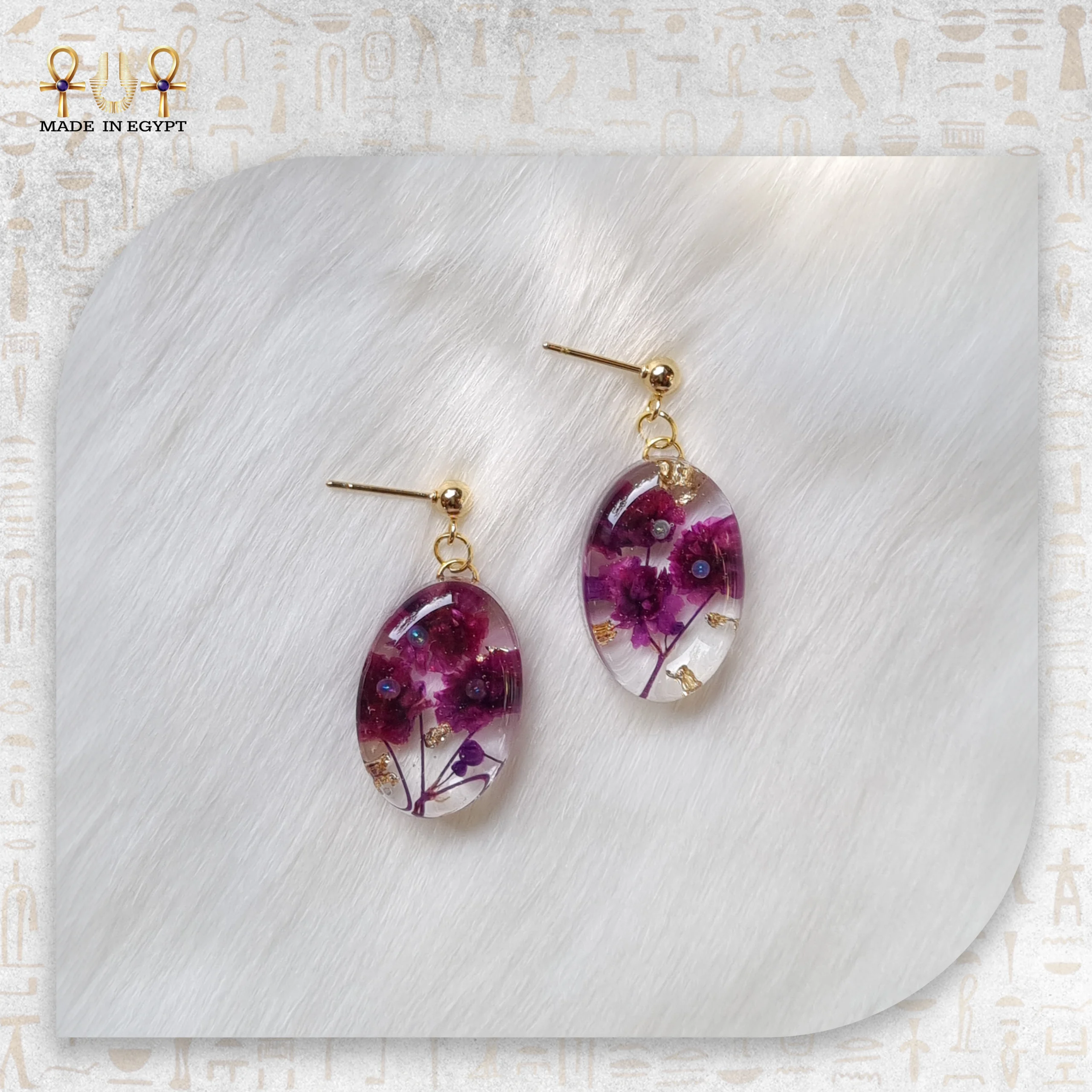 Violet Bloom Earrings@9A