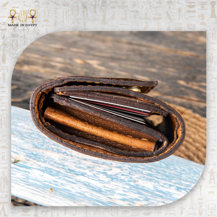 محفظة حريمي جلد طبيعي - Image 4