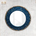 Royal Blue Geode Mirror