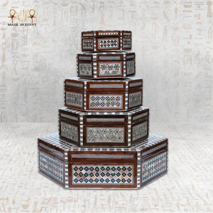 Mother of Pearl Inlaid Gift Box - Image 2
