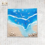 Ocean Shoreline Clock