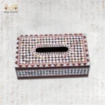 Mother of Pearl Inlaid Tissue Box - Image 2