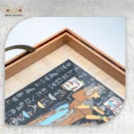 Pharaonic Papyrus Serving Tray Set - Image 4