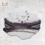 Purple Geode Clock