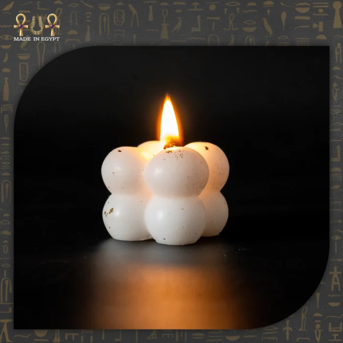 ⁦شمعة فقاعات مصنوعة يدوياً⁩ - الصورة ⁦1⁩