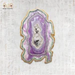 Purple Geode Mirror Art