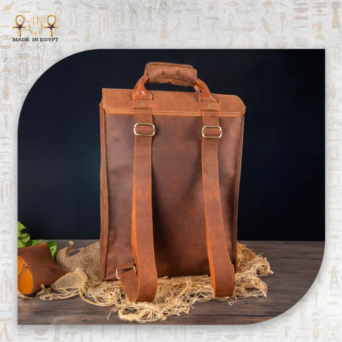 ⁦شنطة جلد كلاسيكية فرعونية⁩ - الصورة ⁦6⁩