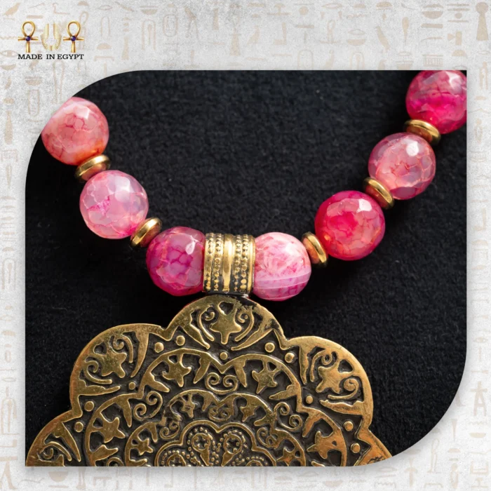 قلادة ورد العقيق - Image 4