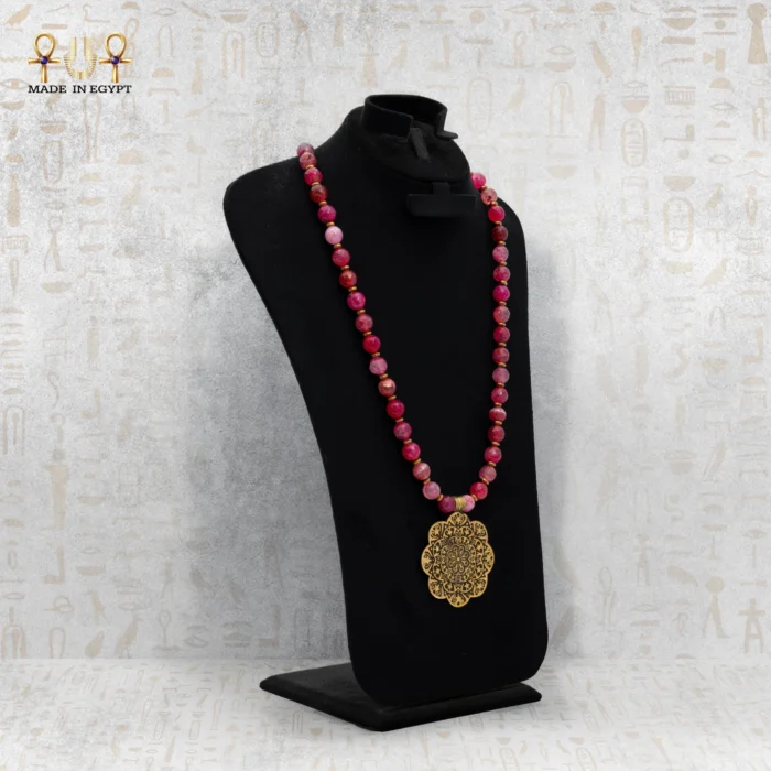 قلادة ورد العقيق - Image 3