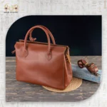 Saffiano Leather Mini Tote Bag - Image 7