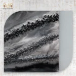 Metallic Geode Clock - Image 3