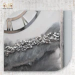 Metallic Geode Clock - Image 2