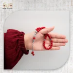 33-Bead Natural Red Agate Misbaha - Image 5