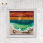 Sunset Shore Resin Art