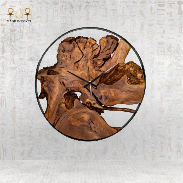 Wood Spirit Wall Clock - Image 1