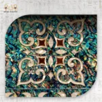 ⁦طاوله شنطة مطعّمة بالصدف الأزرق⁩ - الصورة ⁦4⁩