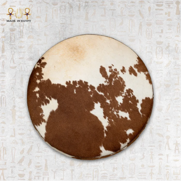 Full Cowhide Pouf - Image 3