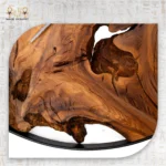 Wood Spirit Wall Clock - Image 2