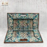 ⁦طاوله شنطة مطعّمة بالصدف الأزرق⁩ - الصورة ⁦3⁩