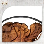 Wood Spirit Wall Clock - Image 4
