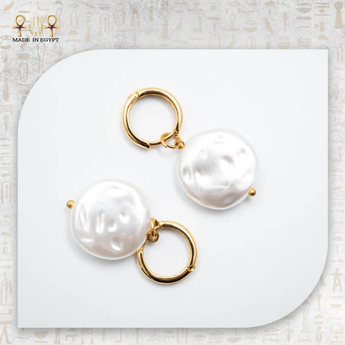 ⁦أقراط لمعة المايوركا⁩ - الصورة ⁦2⁩