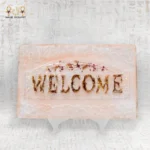 Pink Crystal Welcome Board