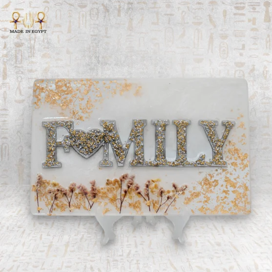 @37A Golden Family Resin Board Golden Family Resin Board - Image 1