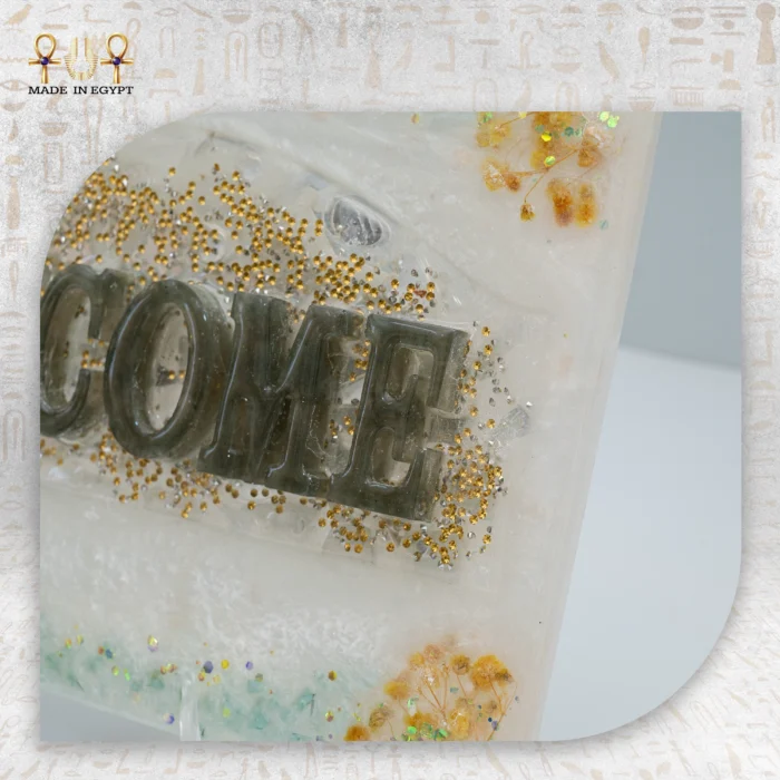 Resin Welcome Sign – Crystal Touch - Image 2