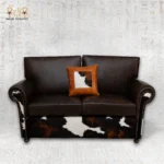 Mixed Cowhide Leather Sofa