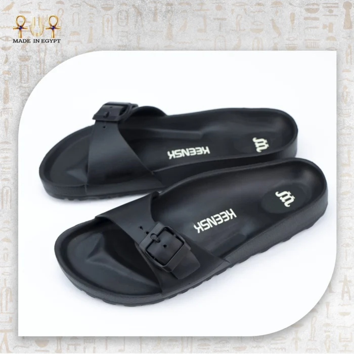 Comfort Foam Buckle Slippers - Image 17