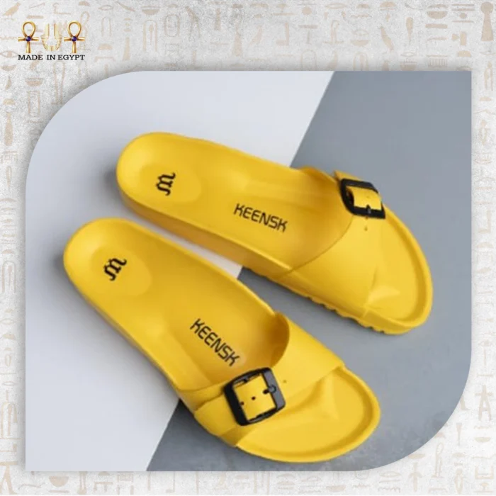 Comfort Foam Buckle Slippers - Image 8