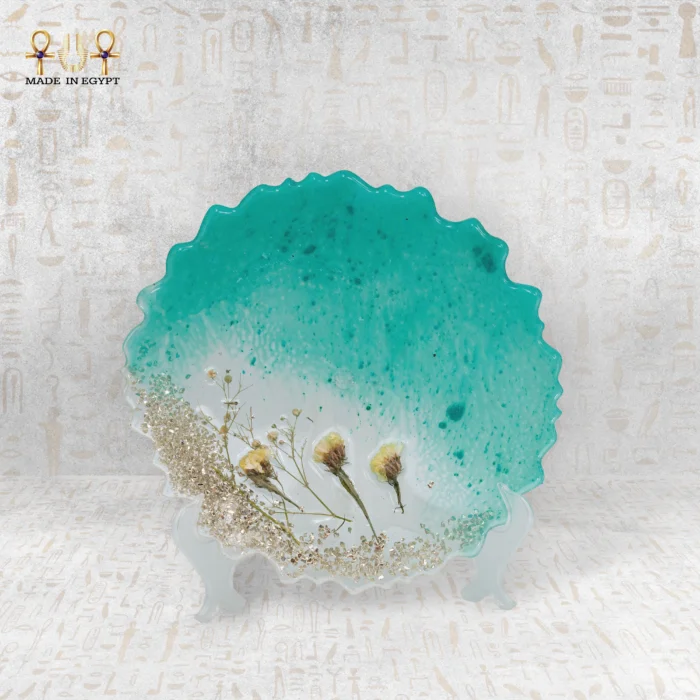 Dew Blossom Resin Plate - Image 1