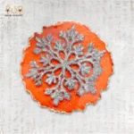 Sparkling Snowflake Resin Coasters - Image 2
