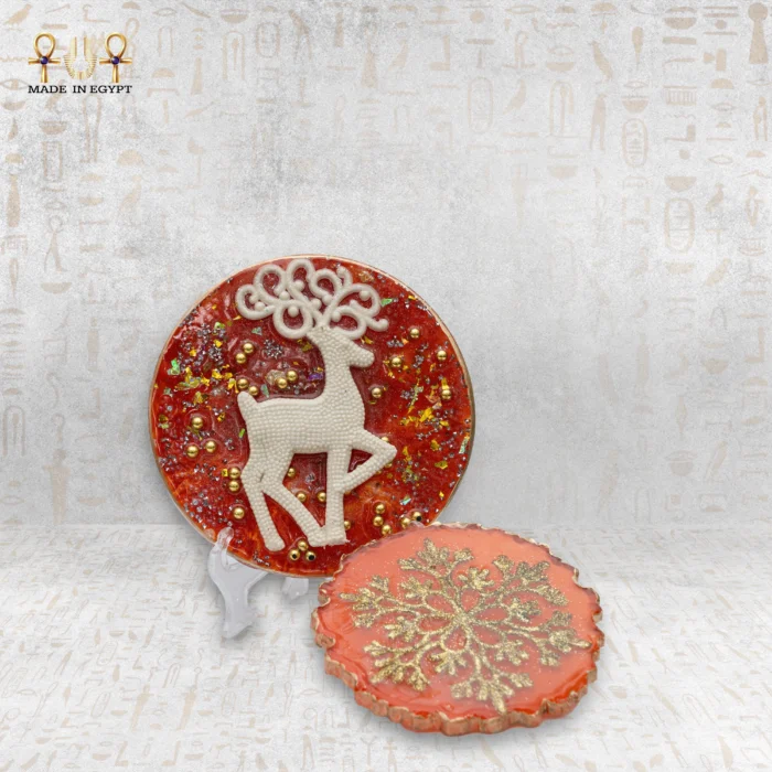 Sparkling Snowflake Resin Coasters - Image 3