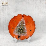 Sparkling Christmas Tree Resin Coaster - Image 2