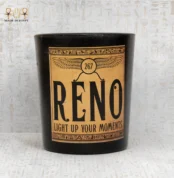 Termision Matte Black pendant lamp with three glass globes encased in black geometric metal cages hanging from a round ceiling mount