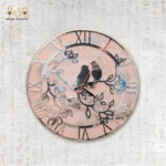 Love Birds Resin Clock