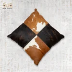 Mixed Cowhide Leather Cushion