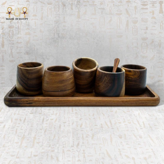 @4A Natural Wooden Cup Natural Wooden Cup - Image 1