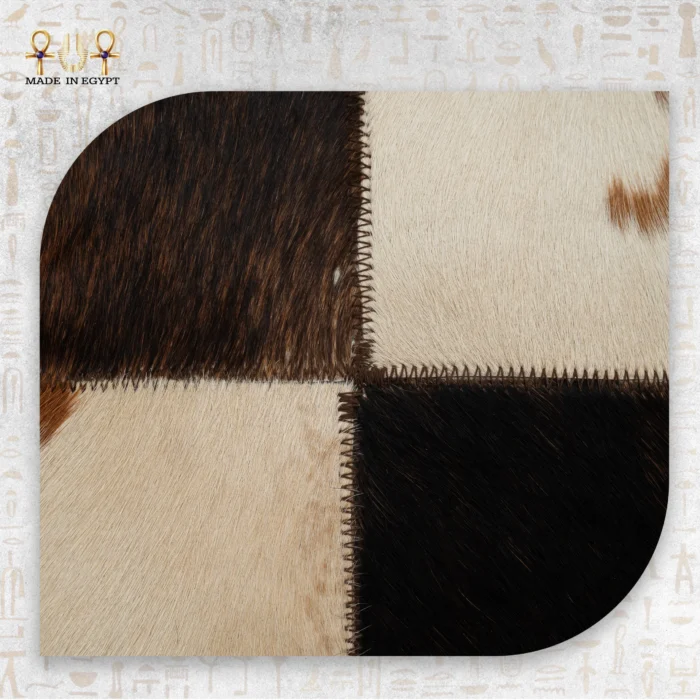 Mixed Cowhide Leather Cushion - Image 7