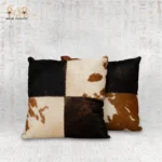 Mixed Cowhide Leather Cushion - Image 9