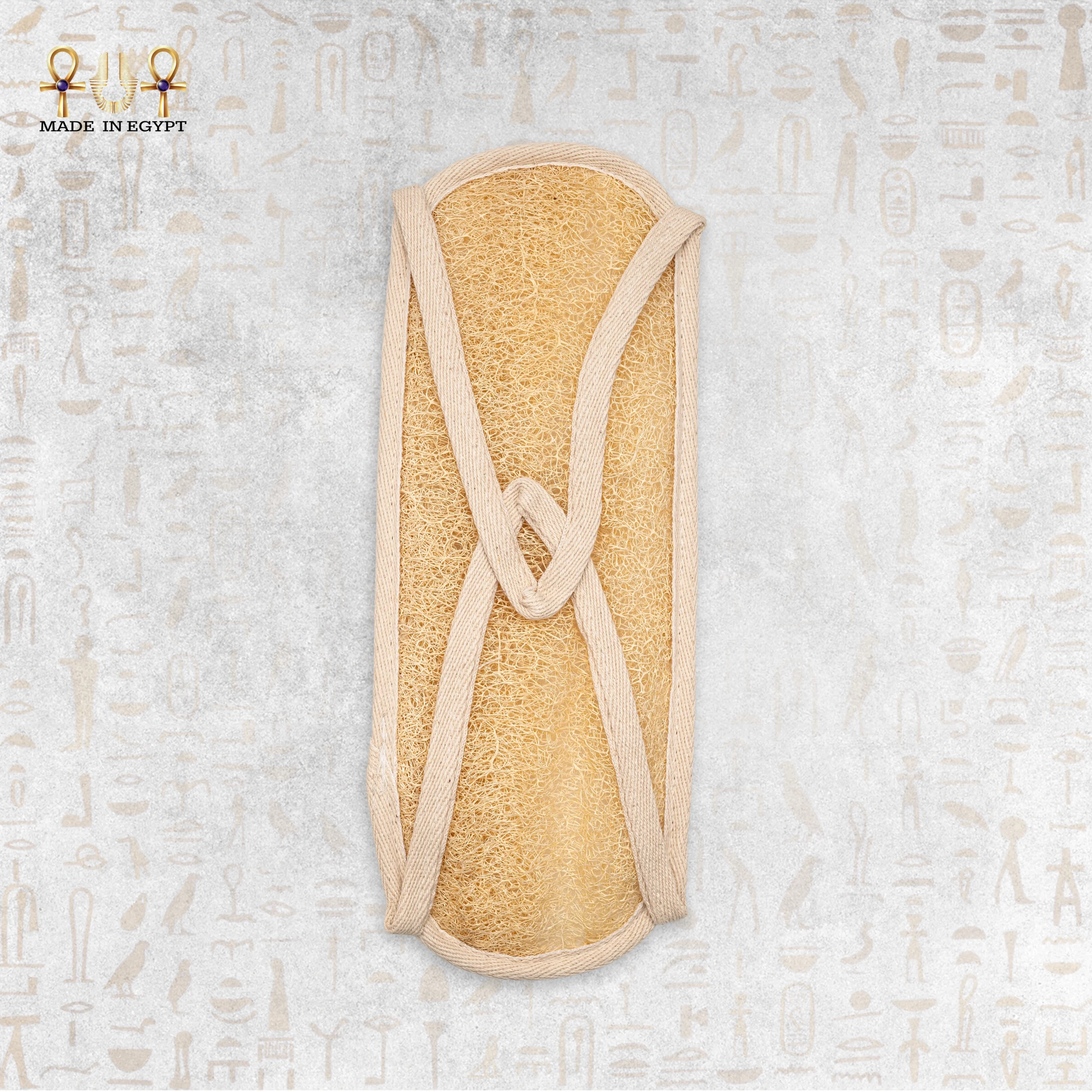 @5A Natural Cotton Back Loofah