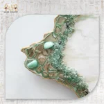 Emerald Geode Resin Clock - Image 2