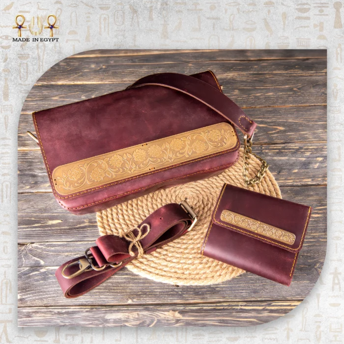 Maroon Islamic Wallet - Image 1
