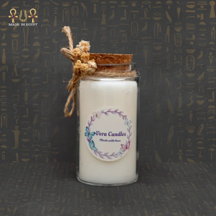 Wooden Palm Wax Candle - Image 4