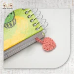 Handmade Crochet Heart Bookmark - Image 4