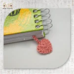 Handmade Crochet Heart Bookmark - Image 5